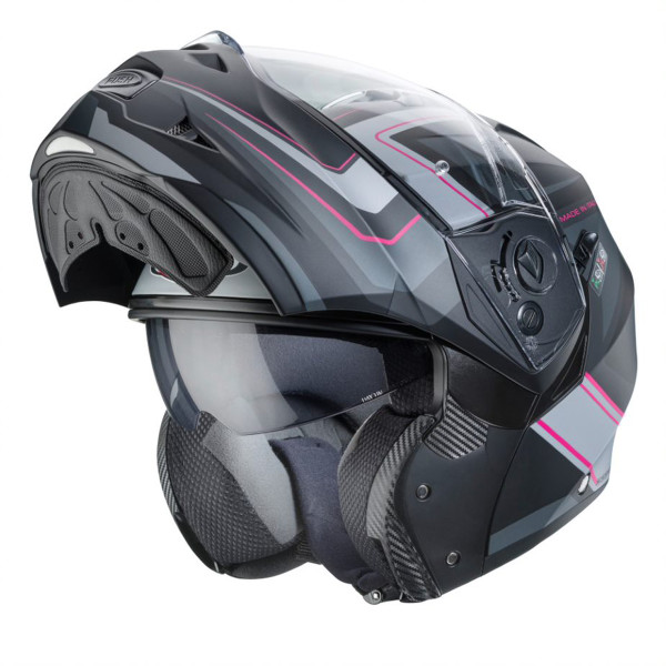 CABERG Caberg Duke II Tour Matt Black/Pink/Anth/Silver